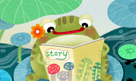 小学儿童短篇故事文字版：鼓起肚皮的蛙
